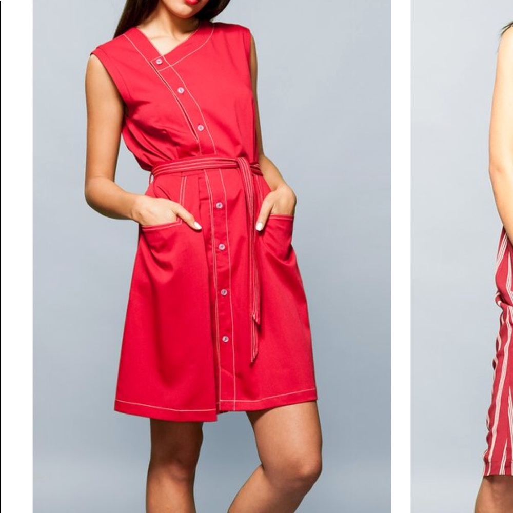 Alice’s Pig Sophie Soho Red Dress Size 2